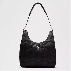 Lululemon Quilted Black Shoulder Bag NWT